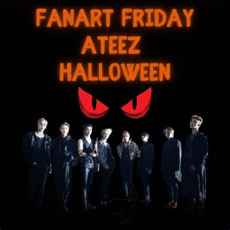 Fanart Friday Ateez Halloween