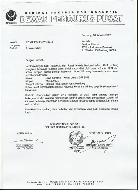 Contoh Surat Pemberitahuan Serikat Pekerja Ke Perusahaan Homecare24