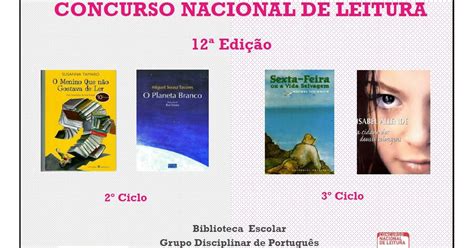 A MAGIA DA LEITURA CONCURSO NACIONAL DE LEITURA