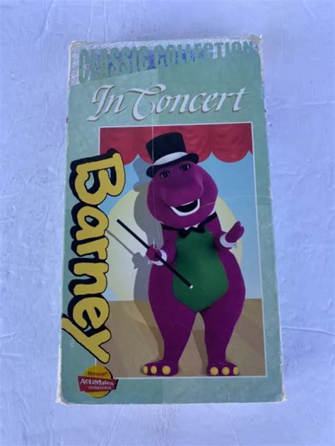 Barney Barney In Concert Vhs 2000 Classic Collection 45 Mins Good