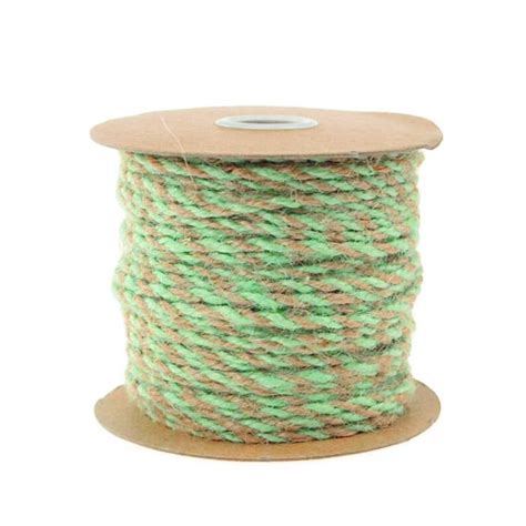 Bi Colored Jute Twine Cord Rope Ribbon 564 Inch Or 25 Mm Etsy