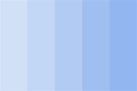 Soft Blue Cloud Color Palette