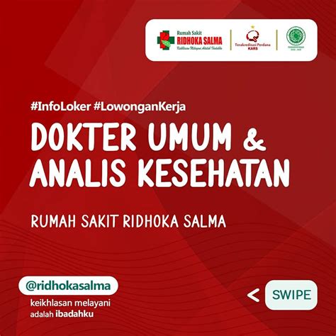 Pt showa indonesia manufacturing saat ini di tanggal 5 februari 2019 sedang membuka lowongan. Rumah Sakit Ridhoka Salma Cikarang | | Rumah Sakit Ridhoka ...