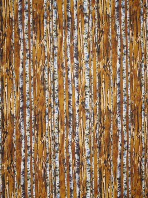 Brown And Gray Tree Bark Print Pure Cotton By Fabricsandtrimmings