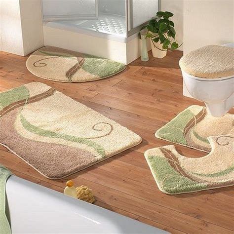 Elvoki bathroom rug mats set 3 piece. luxury bath rug | Tropical bath rugs, Bathroom rugs and ...