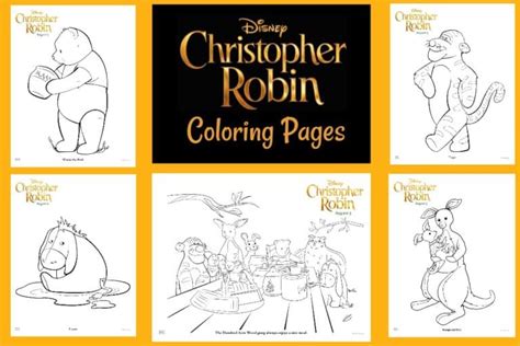 Christopher Robin Printables Coloring Pages And Activity Sheets 5