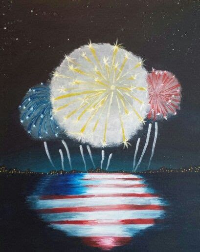 This toad is ready to celebrate the 4th of julyor any other american holiday. 4th of July acrylic painting. | Canvas painting diy ...