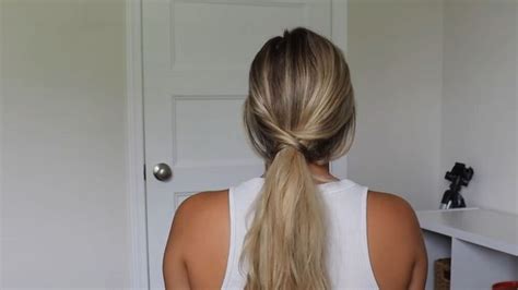 This Is A Guide To Tying Your Hair Up Without A Hair Elastic Learn How