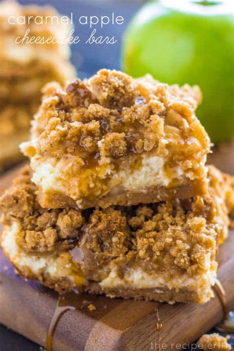 2 (8 oz) packages softened cream cheese. Caramel Apple Cheesecake Bars | The Recipe Critic