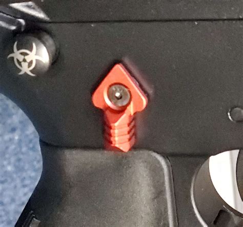 Red Safety Selector Enhanced Ambidextrous Ar15 Anodized Ardaddy