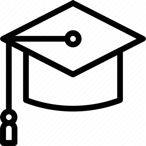 Graduation Study Education Hat Knowledge Icon Download On Iconfinder