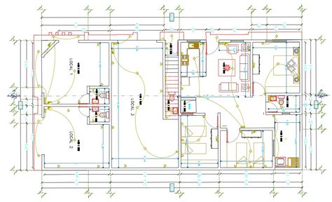 Electrical Layout Plan Autocad Drawing Cadbull Electrical Layout