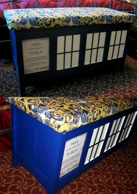 Doctor Who Storage Bench Ottoman Doctor Who Bedroom Doctor Who Decor