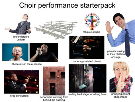 Choir Performance Starter Pack Rstarterpacks