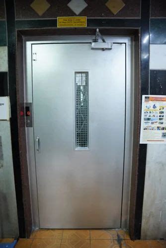 Mild Steel Silver Ms Imperforate Elevator Door At Rs 400000 In Pune Id 22887052133