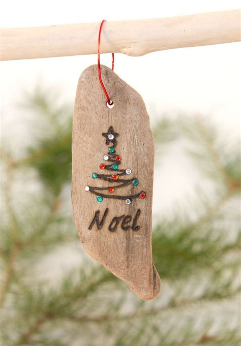 Noel Driftwood Bling Ornament Make Your Tree Sparkle This Year With
