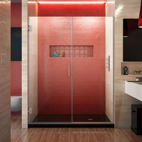 Whether you're in need of an oak door or an interior white door for mobile homes, mobilehomepartsdepot.com has what you need. DreamLine Unidoor Plus 60-1/2 in. to 61 in. x 72 in. Semi-Frameless Pivot Shower Door with ...
