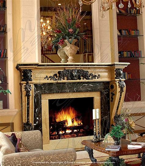 gold fireplace - Google Search | Fireplace, Marble fireplaces, Marble
