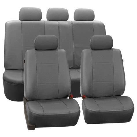 Deluxe Leatherette Padded Seat Covers For Car Truck SUV Van - Full Set
