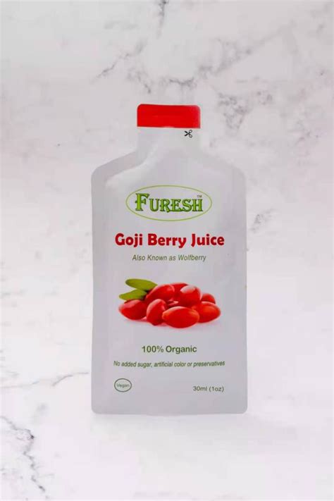 Organic Goji Berry Juice Wholesalecustomized Retail Package Ekowarehouse