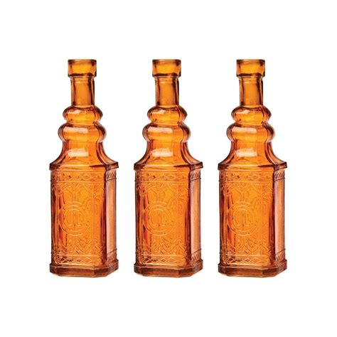 Flower Bud Vase For Home Décor And Wedding Centerpieces Luna Bazaar Small Vintage Glass Bottle