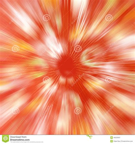 Red Abstract Radial Speed Motion Blur Background Stock Illustration
