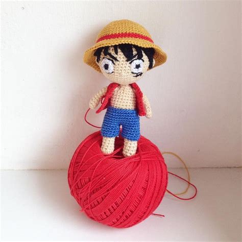 Luffy From One Piece Anime Pattern By Adorable Tinies Follow Me On