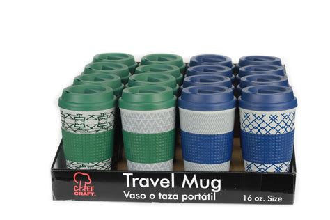 Wholesale Travel Mugs Assorted Designs 16 Pack 16 Oz Dollardays