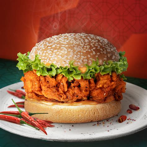 Jollibee Has New Extra Spicy Chicken Burger From 17 February