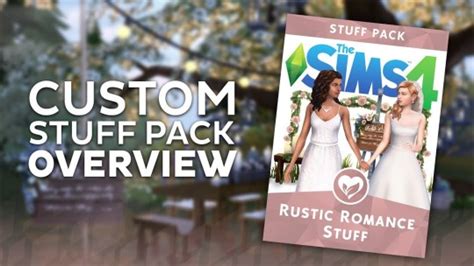 Sims Community — The Sims 4 Rustic Romance Custom Stuff Pack