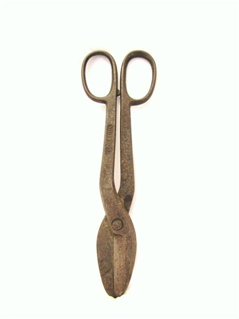 Vintage Tin Snips Forged Steel Farmhouse Industrial By Ddbuttons 16