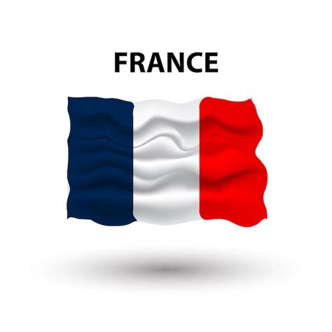 Premium Vector France Flag Design