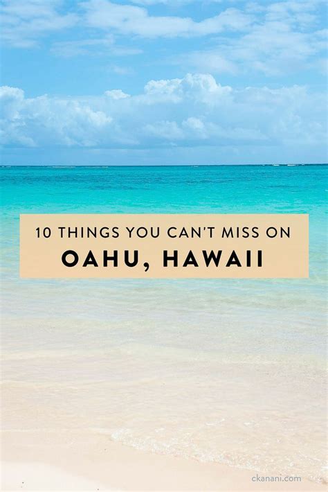 Oahu Itinerary The Top 10 Things To Do In Hawaii Updated May 2022 Artofit
