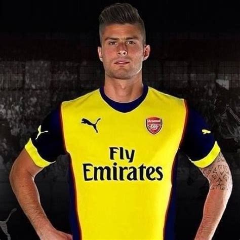 Our handsome french bloke (not our first and please god, not our last olivier giroud | tumblr. Giroud Models Arsenal's Puma Away Shirt for 2014-2015. I ...
