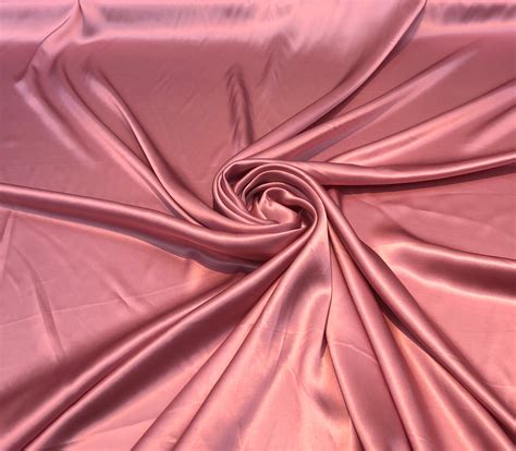 Silk Charmeuse 54 Wide Beautiful Mauve Pink Color Etsy