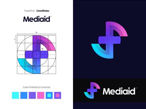 Mediaid Medical Logo Design By Saiduzzaman Khondhoker On Dribbble