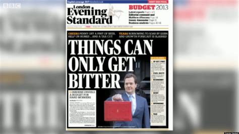London Evening Standard Leaks George Osbournes Budget Huffpost