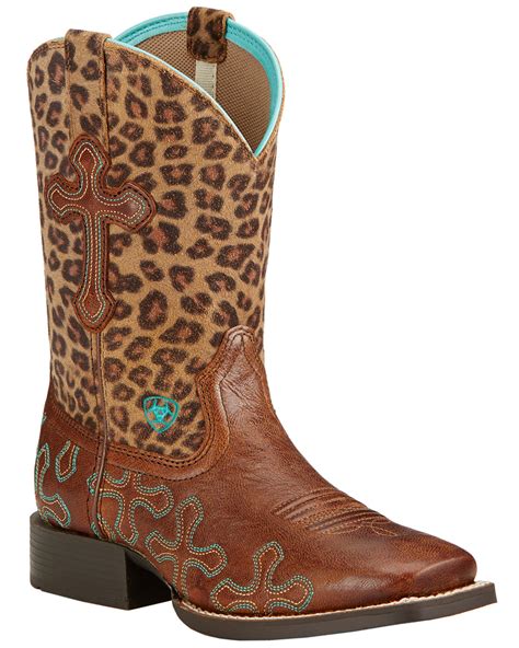 Ariat Girls Crossroads Cowgirl Boots Square Toe Country Outfitter
