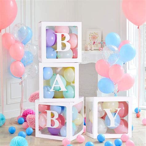 Baby Balloon Box Event Decor Supply