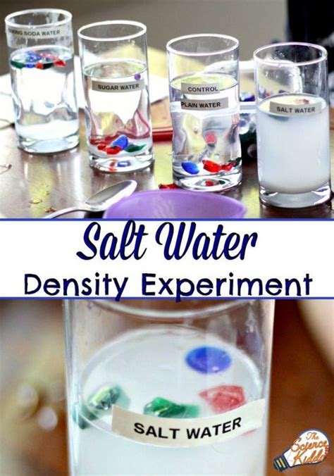 Salt Water Experiment Salts For Kids And Science Experiments