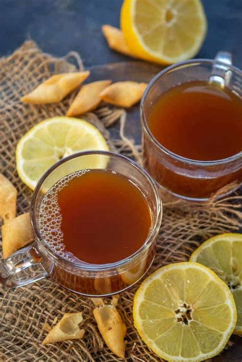 Lemon Tea Recipe Step By Step Video Whiskaffair