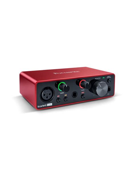 Focusrite Scarlett Solo Usb Audio Interface 3rd Gen Mile High Dj Supply