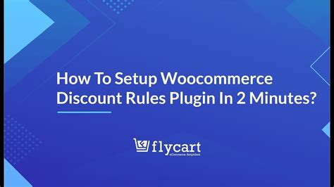 How To Set Up Discount Rules Youtube