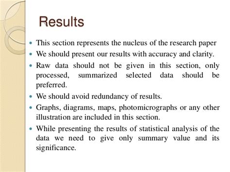 Results and discussion are essential sections of your original research article. Can write my paper for me Sample research paper with ...