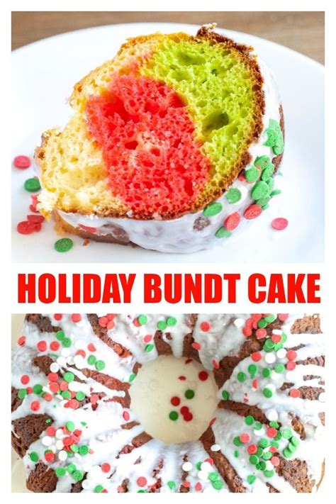 We did not find results for: Holiday bundt cake is layered with red, green and white ...
