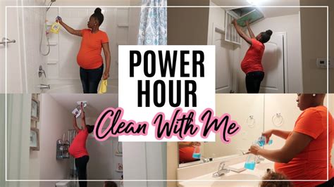 Ultimate Power Hour Clean With Me 2020 Pregnant Cleaning Motivation Youtube