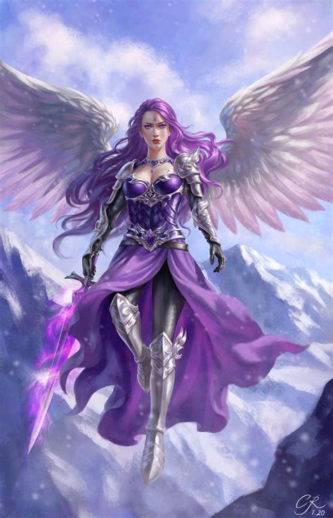 Commission Tyria By Crystalrain On Deviantart Fantasy Art Angels