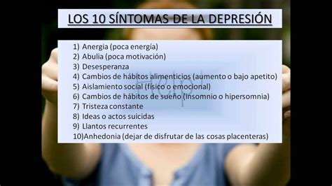 los 10 sintomas de la depresion otosection
