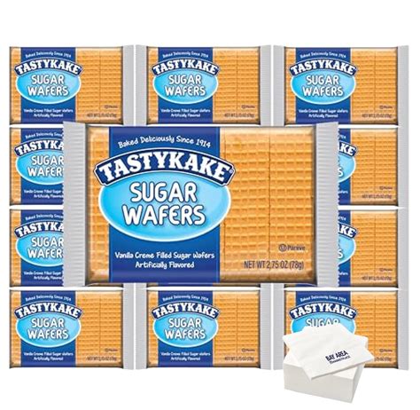 Tastykake Sugar Wafers 275 Ounce Pack Of 12 Grocery