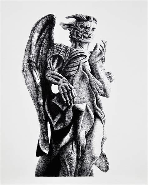 Angels And Demons Statue On Pratt Portfolios In Statue
